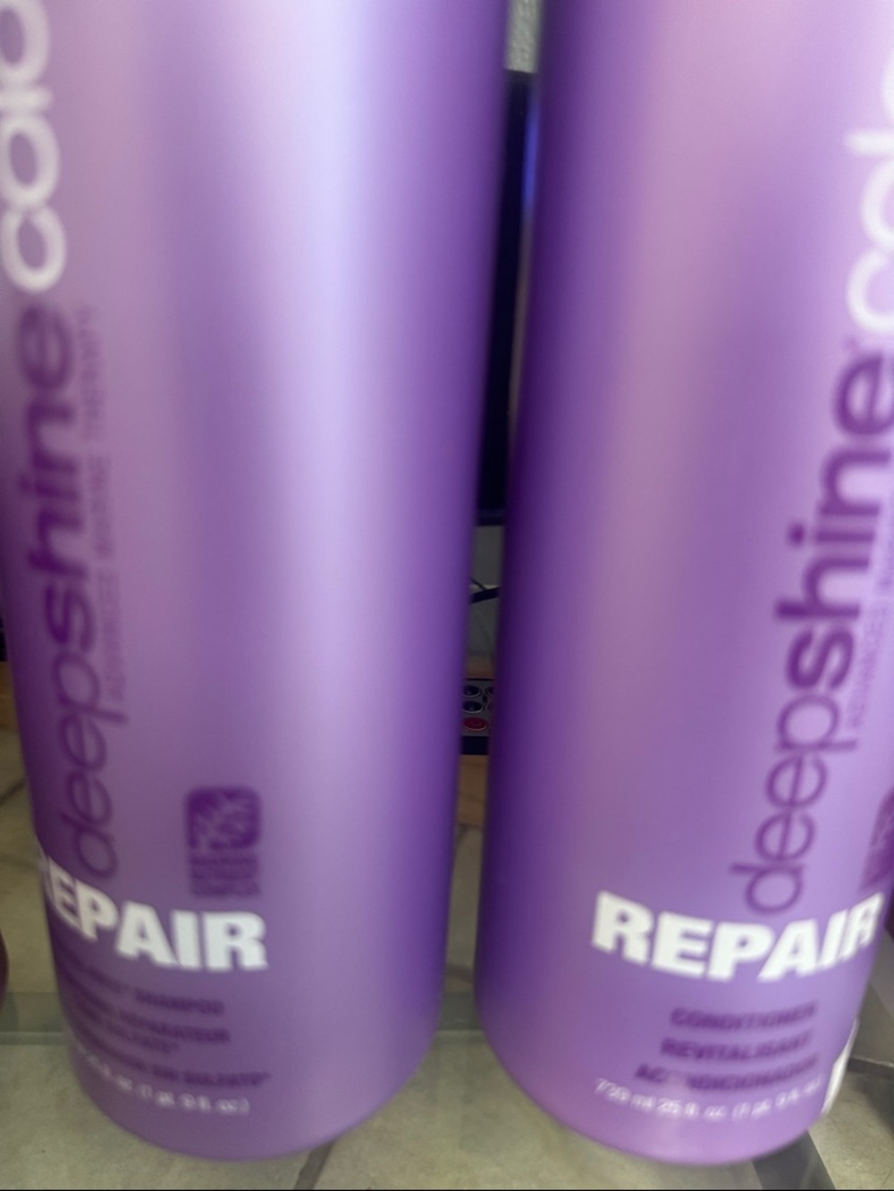 Deepshine Color Repair Shampoo & Conditioner - Lavender Purple Duo